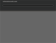 Tablet Screenshot of extensioncook.com